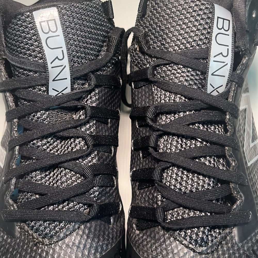 New Balance Burn X Fantom Fit Black Lacrosse Shoes Size 6 - Picture 5 of 6